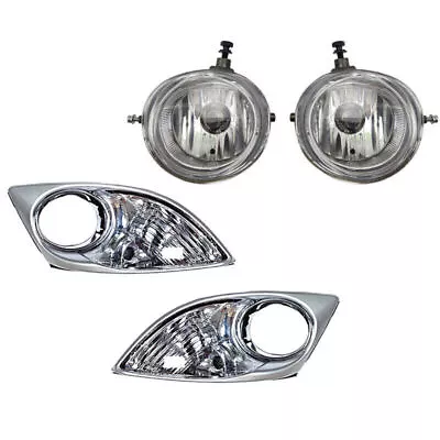 For Mazda CX7 CX-7 2009-2011 Pair Front Bumper Fog Light Cover Fog Lamp 2Pcs • $203.98