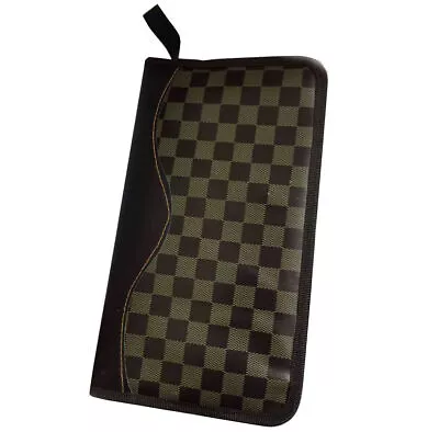 $8.45 • Buy CD DVD Organizer Holder 80 Disc Storage Case Binder Bag Faux Leather Zipper Bag