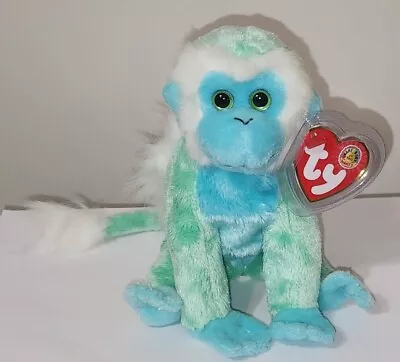 Ty Beanie Baby - ZOOMER The Monkey (BBOM Exclusive)(6 Inch) MINT With MINT TAGS • $16.90