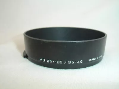 MINOLTA MD 35-135 / 3.5-4.5 LENS HOOD For Manual Focus Lens 55mm Size Genuine  • $18.90