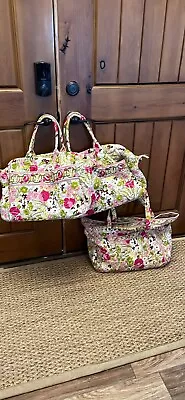 Vera Bradley Set Of 3 2 Weekenders And A Large Tote • $140