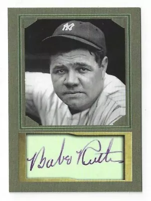 Babe Ruth - Aceo D. Gordon Promo Trading Card #1 - Mint Condition - Yankees • $4.95