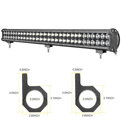$72.99 • Buy 28  LED Light Bar Dual Row Flood Spot Combo Offroad Driving W/ Mounting Bracket