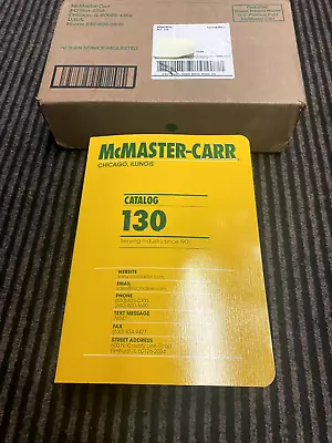 McMaster-Carr Catalog 130 Chicago Illinois - New In Box • $50