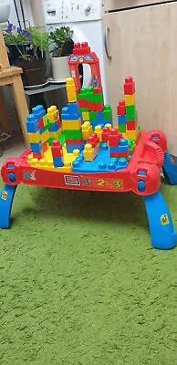 Huge Mega Blocks Table First Builders Size: 75 Pieces • £32.99