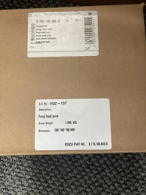 £160 • Buy Worcester Greenstar 27 29 34 37 38 42 Cdi Pump Head Pwm 87161068490 ( New )