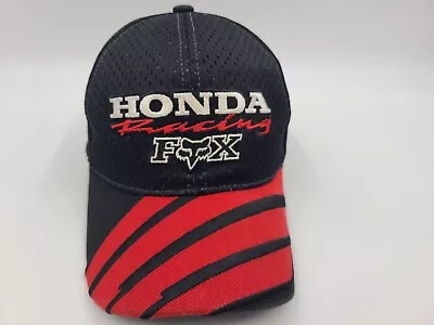 Vintage Honda Fox Racing Team Issue Adjustable Hat Cap Motocross Men Women Black • $29.99