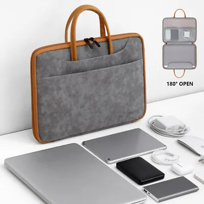 Leather Laptop Bag Sleeve Case 13 14 15 16 Inch For Macbook Air Pro M3 Huawei HP • $23.01