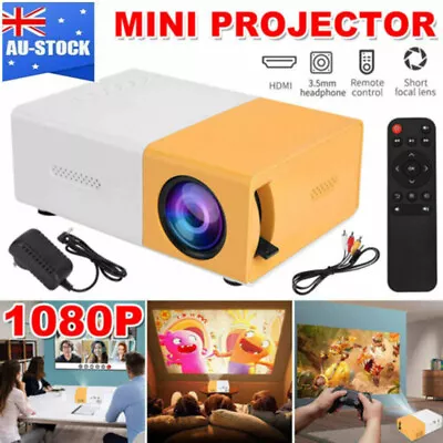$44.93 • Buy Mini Projector LED 1080P Home Cinema Portable Pocket Projector Party Theater AU