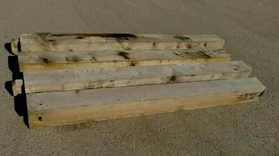 £50 • Buy Reclaimed Timber Pine Posts / Pine Beams /Character Beam 6x6 150x150 1.7m
