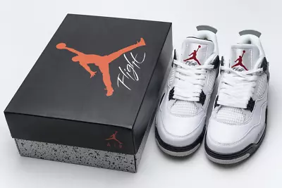 Air Jordan 4 Retro White Cement Men's New 840606-192 • $468.88