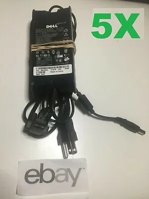 Lot Of 5 Genuine Dell PA-12 65W 19.5V 3.34A AC Power Adapter Chargers  • $34.99