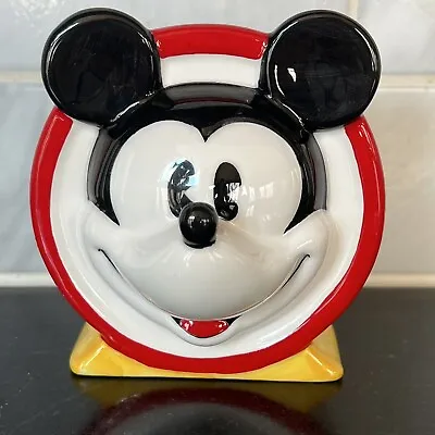 Vintage Disney WW Ceramic Mickey Mouse Toothbrush Holder • $10