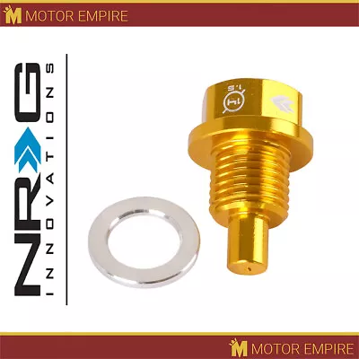 NRG Magnetic Oil Drain Plug For Acura Honda Jeep Mazda Mitsubishi M14x1.5 Gold • $16.50