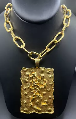 Jean Mahie 22K Yellow Gold Necklace & Pendant 309Grams One Of A Kind RARE!! • $92000