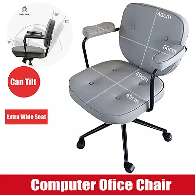 Executive Swivel Office Chair Premium PU Leather Recliner Computer Gaming Seat • $59.99