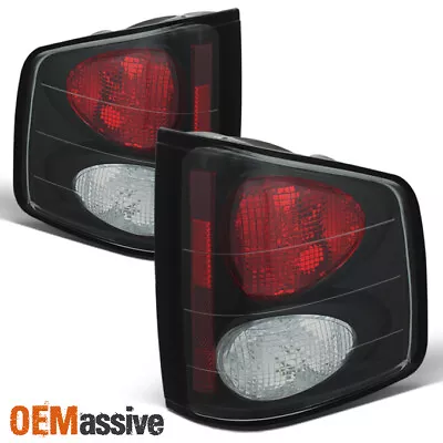 Fits 94-04 S10 Sonoma Pickup Truck Black Tail Brake Lights Lamp Pair Left+Right • $52.99