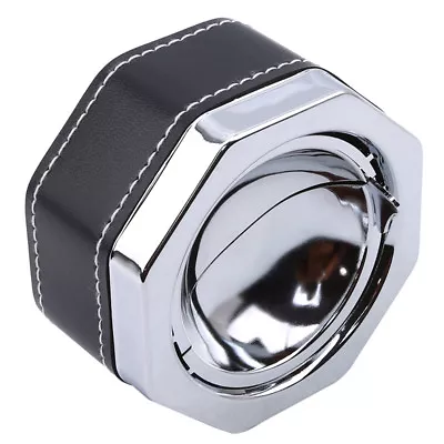 £9.64 • Buy Travel Portable Car Cigarette Smokeless Metal Ashtray Holder With Lid YU