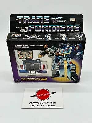 1984 Soundwave & Buzzsaw W/ Box & Original Insert Complete G1 Transformers • $237.45