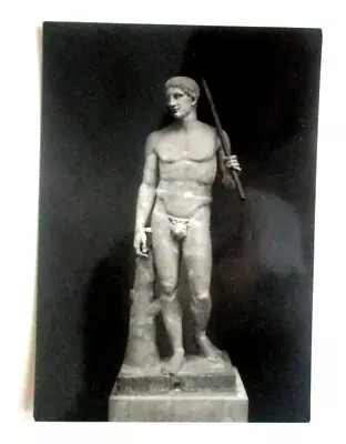 ART Chrome Postcard Of Greek Mythology Statue Of Young Doriloro • $0.50