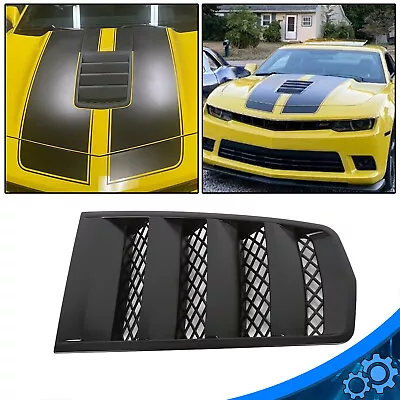 $45.49 • Buy Hood Scoop Vents Grille Matt Black For 2014-2015 Chevrolet Camaro # 22828242