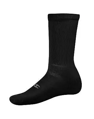 Champion Men's Double Dry Performance Crew Socks 6-pairs Black 6-12 • $15.75