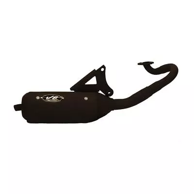 YMS V8 Performance Exhaust For Minarelli 90cc - Black • $149.99