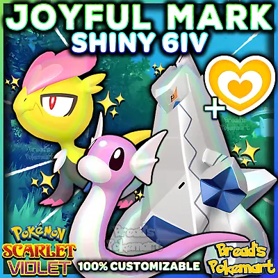 JOYFUL MARK ✨ SHINY 6IV ✨ Dratini Jangmo-o Duraludon ++ Pokemon SCARLET & VIOLET • $1.99