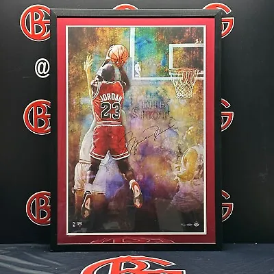 Michael Jordan Autographed The Last Shot 21/123 24x32 Upper Deck • $7099.99