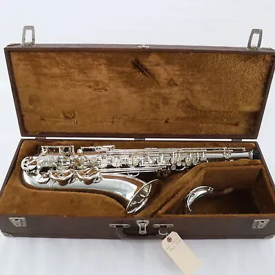 Selmer Paris Super Balanced Action Tenor Saxophone SN 35141 ORIGINAL SILVER • $12999