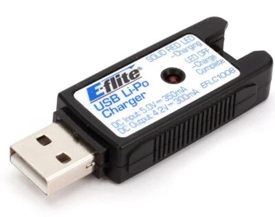 E-Flite EFLC1008 1S USB LiPo Battery Charger 350mA : Blade MSR / MSR X • £9.96