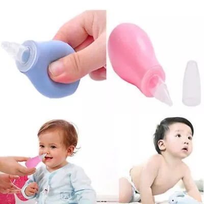 Sucker Silicone Nasal Aspirator Diagnostic-tool Tip Cleaner Baby Nose Cleaner • £3.30