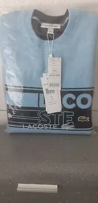 Lacoste Jumper XS. Never Worn. Never Opened. Still In Wrapper. In Marine Blue. • £22.91