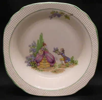 Vintage Swinnertons Ltd Hampton Ivory 'Lilac Time' Bowl • £26.25