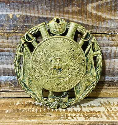 $34.99 • Buy Vintage 1952 Confederate States Of America CSA Brass Trivet VA Metal Crafters