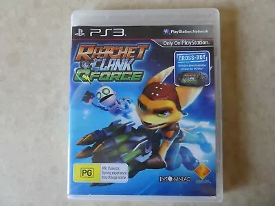 Rachet And Clank Q Force QForce PlayStation 3 PS3 AUS W/ Manual - Free Post • $28.95