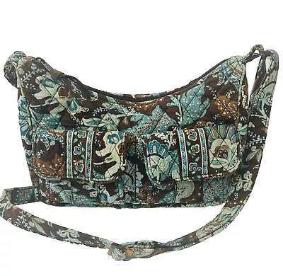 Vera Bradley Libby Crossbody Bag JAVA BLUE Purse Handbag • $12.99