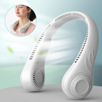 $14.79 • Buy Rechargeable USB Portable Personal Mini Air Cooler Bladeless Hanging Neck Fan 