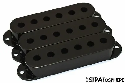 $5.99 • Buy *NEW Black Stratocaster PICKUP COVER SET Covers Fender Strat Guitar Single Coil