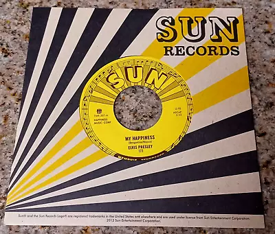 Elvis Presley My Happiness 7  Vinyl Sun Records TMR Jack White Memphis Tennesee • $18.99