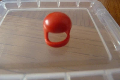 £1.50 • Buy Vintage Lego Red Old Helmet Part Figure Classic Town Space 193b