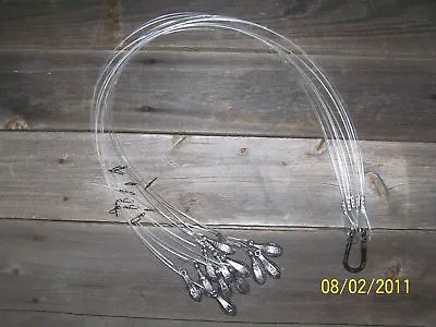 Texas Style Duck Decoy Anchor Weight Rig Lines 36  3oz Bank Sinkers • $25.95