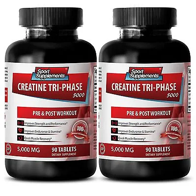 $73.98 • Buy Post Workout Recovery Tablets - Creatine 3X 5000mg - Creatine For Women 2B