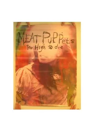 Meat Puppets Poster Too High To Die Two Sided The • $49.99