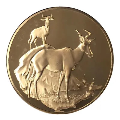 East African Wild Life Society Kongoni Hartebeests Bronze Medal # • $10
