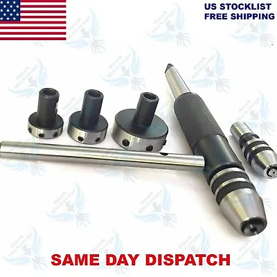 2MT Lathe Tailstock Tap And Die Holder Set Sliding Floating Type MT2 Shank INCH • $71.90