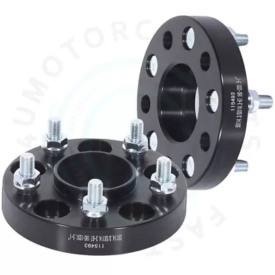 2x Wheel Spacers 1  5x4.5 To 5x4.5 5x114.3 For Jeep Kia Hyundai Mazda Mitsubishi • $41.99