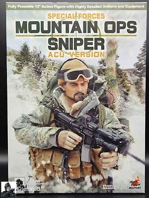 1:6 Scale Hot Toys Special Forces Mountain Ops Sniper ACU Version  12  Figure • $249.99
