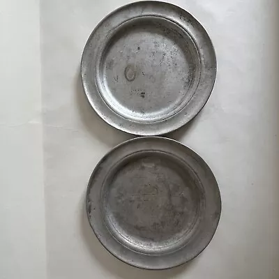 VINTAGE Country Ware 1976 Pewter Metal Set Of 2 ** 6 Inch • $22