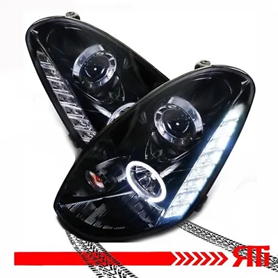 For 05-06 Infiniti G35 Sedan Smoked Projector Headlight Halo W/ LED Strip • $350